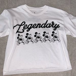 Cropped Mickey Mouse shirt